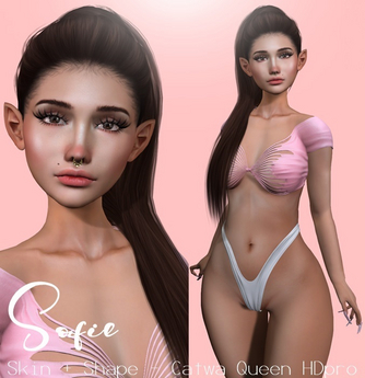 Second Life Marketplace - Sofie Skin BoM + Shape( Catwa Queen )
